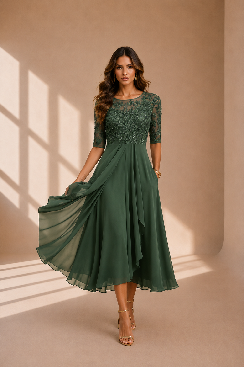 Margarita | Elegante vestido de encaje Position 4
