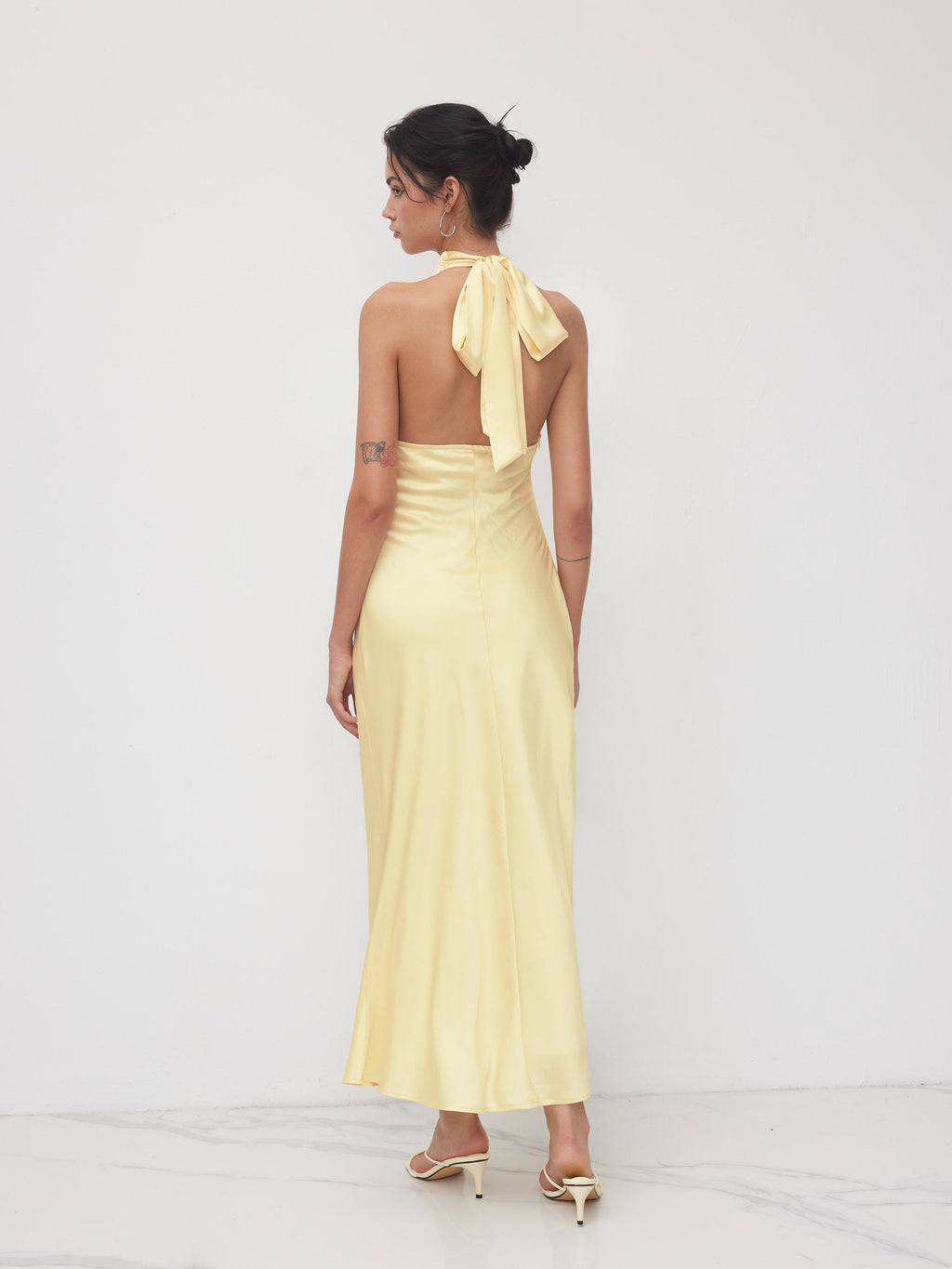 Denisa™ – Vestido Maxi Satinado Position 6
