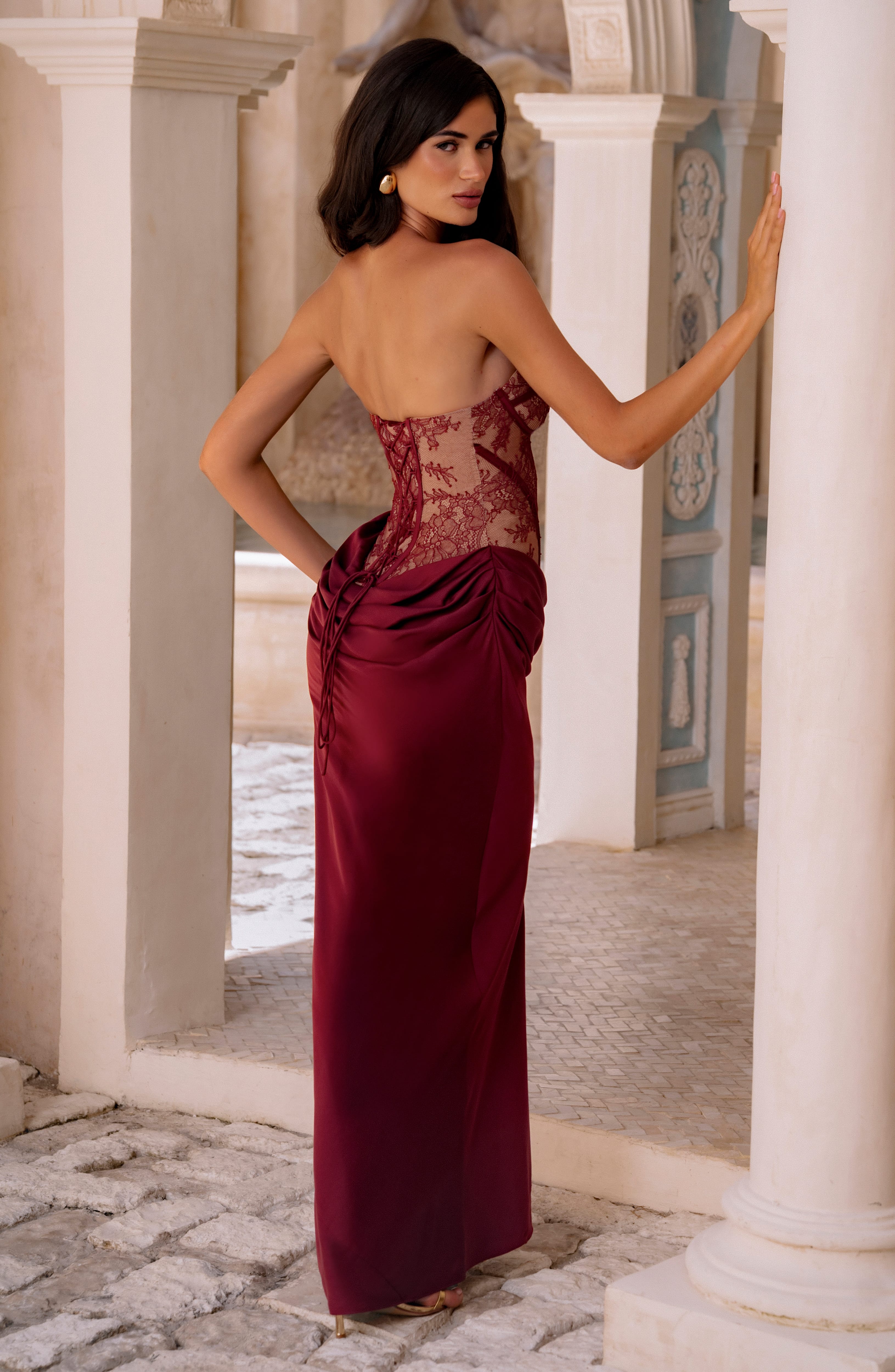 Miriam™ - Vestido Kathleen Burdeos Position 9