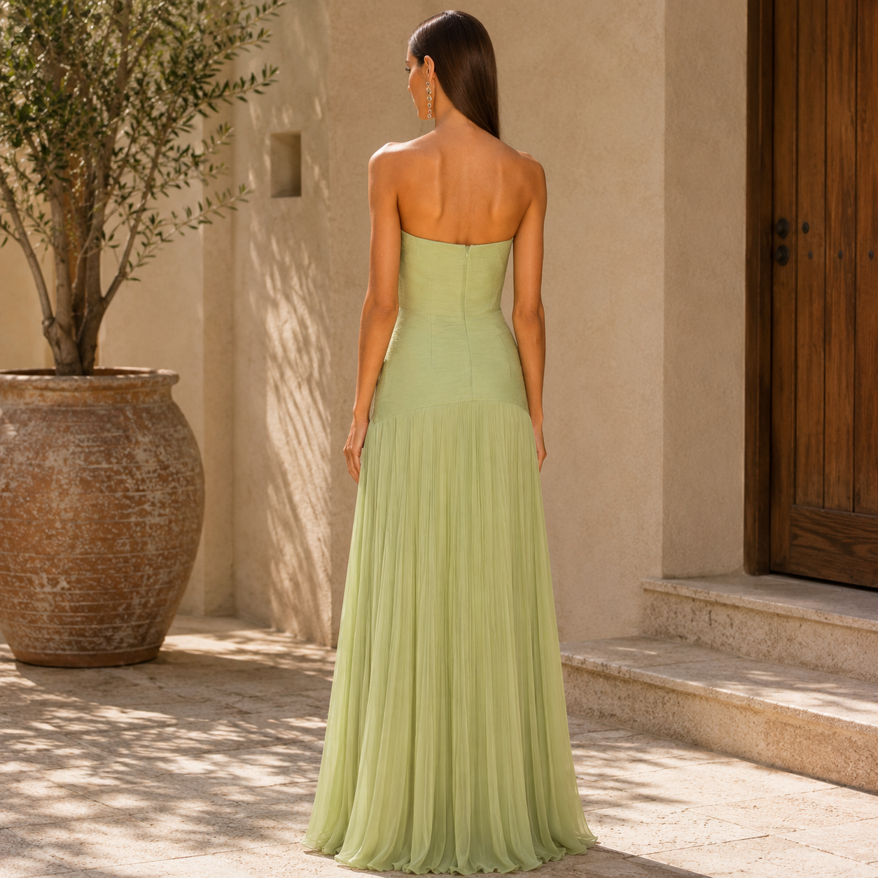 Vestido Almudena™ -  Elegancia Sofisticada que Estiliza con Delicadeza Position 4