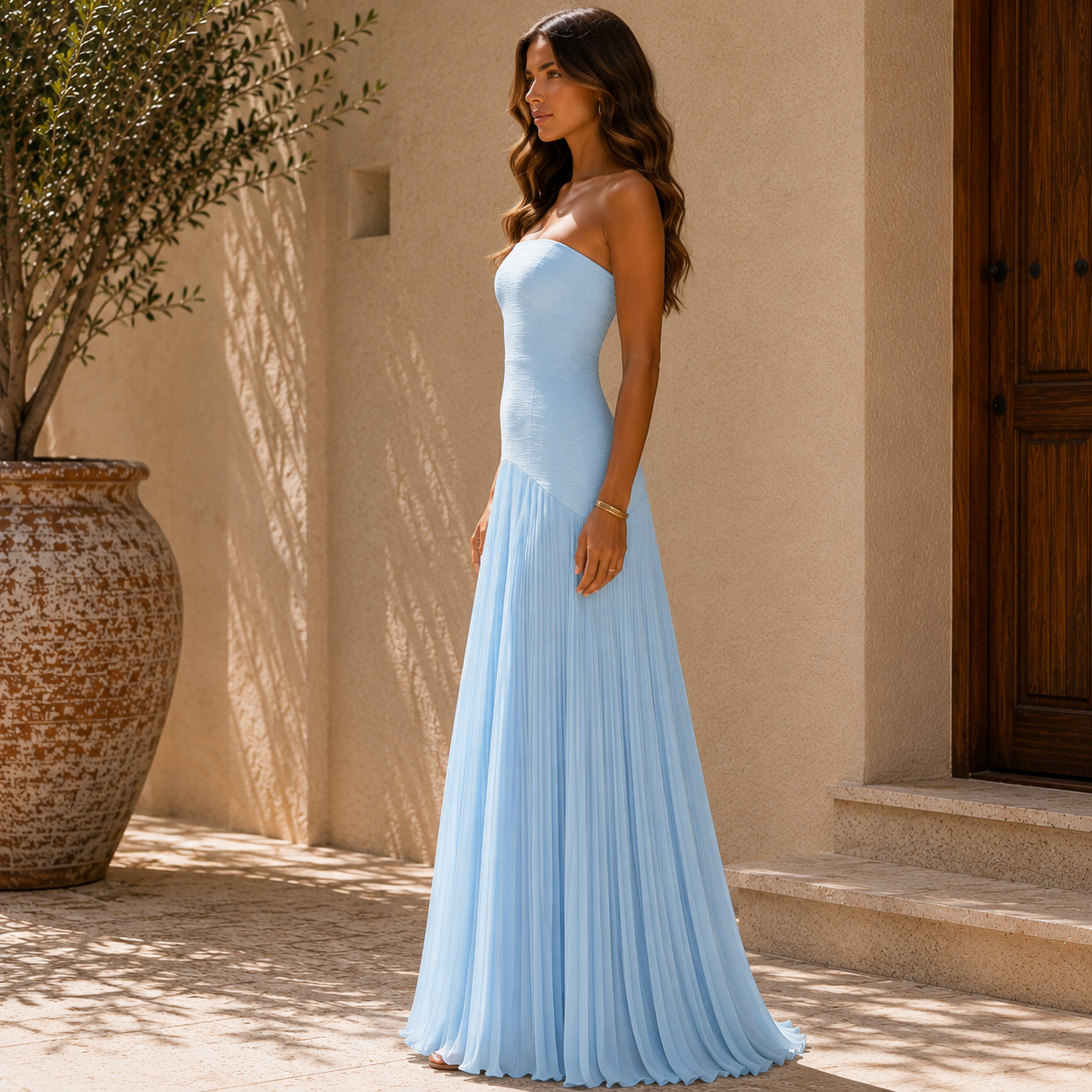 Vestido Almudena™ -  Elegancia Sofisticada que Estiliza con Delicadeza Position 8
