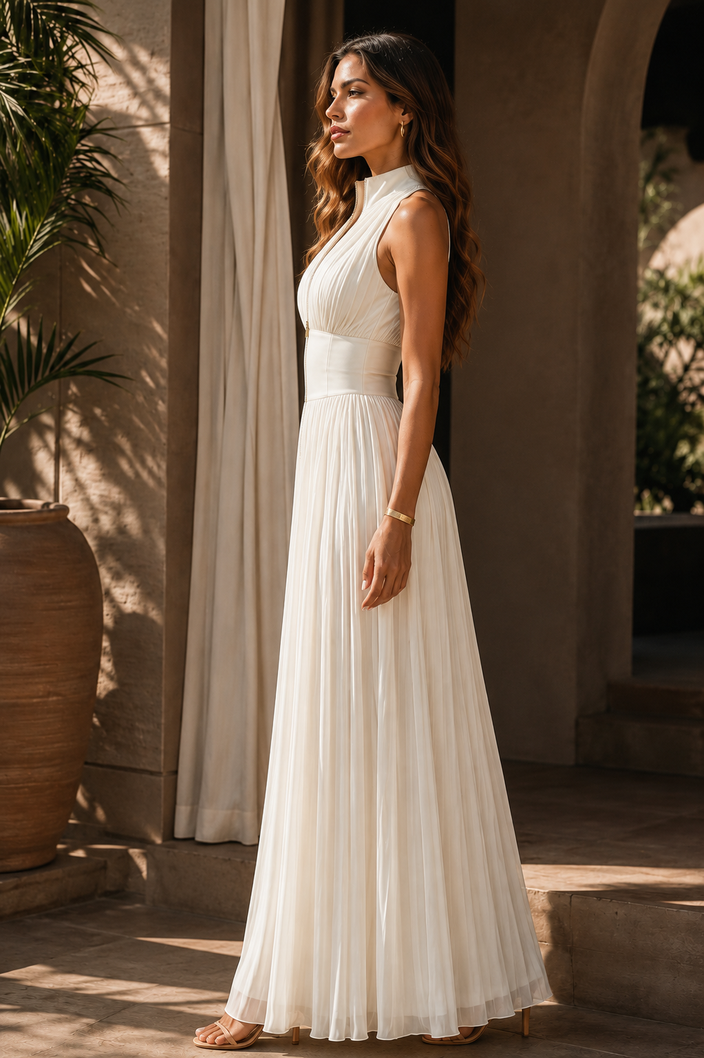 INÉS|MONO JUMPSUIT PLISADO