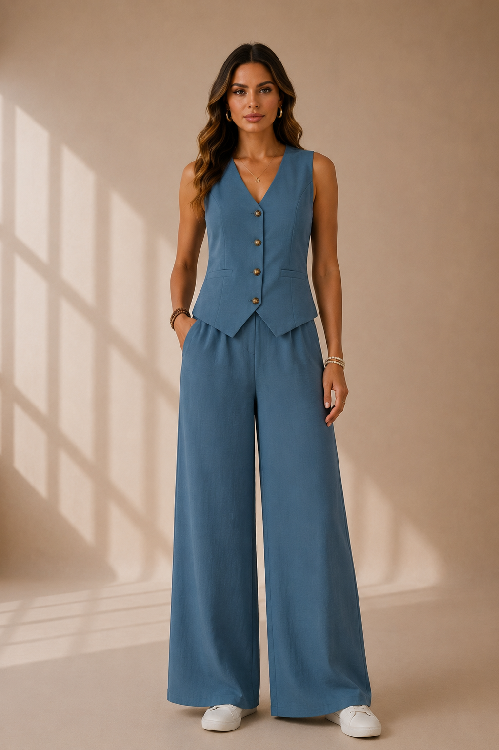 Sofía | Conjunto de chaleco y pantalón Position 3