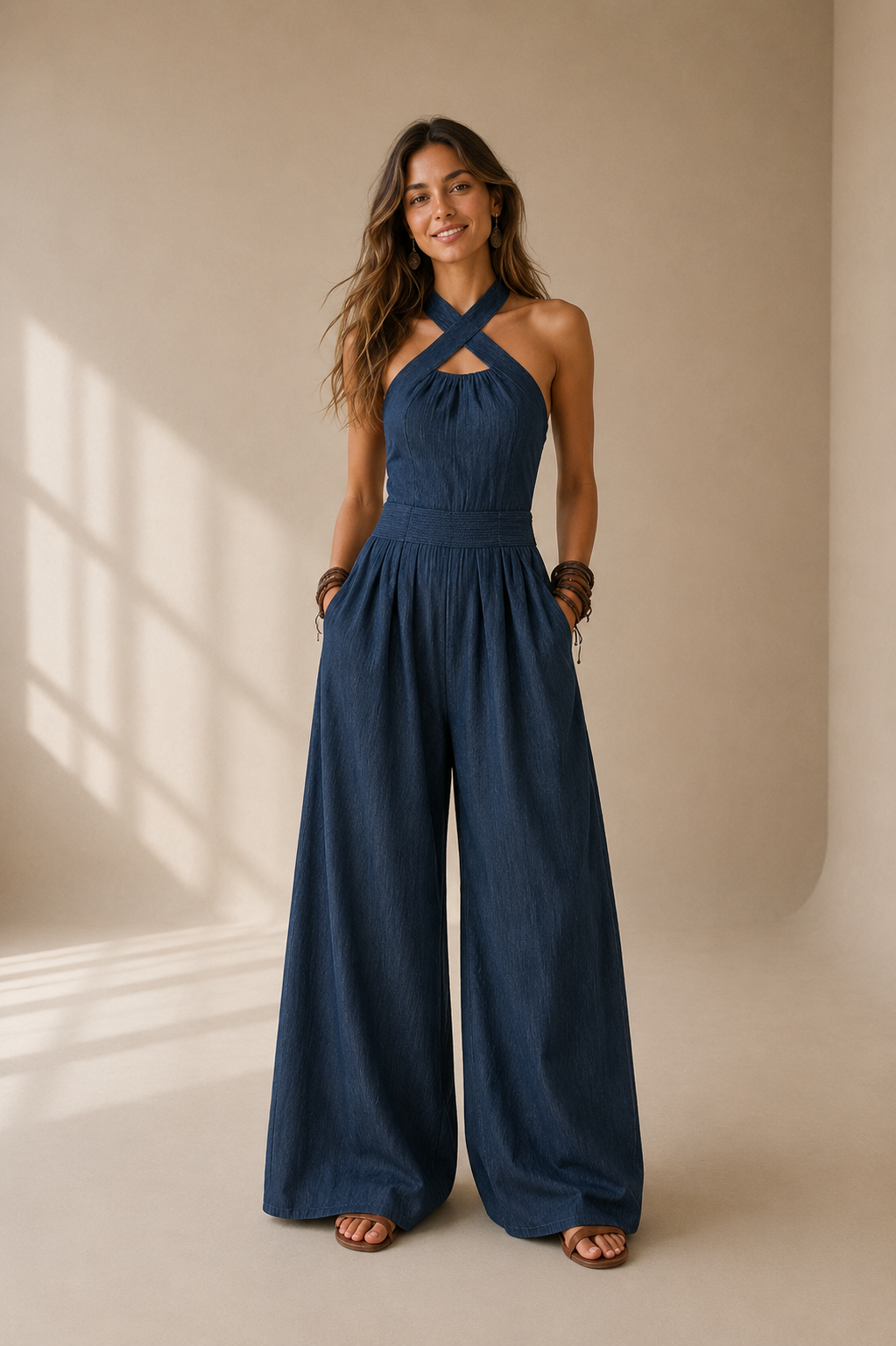 Ariana | Mono Elegante Escote Cruzado Position 1