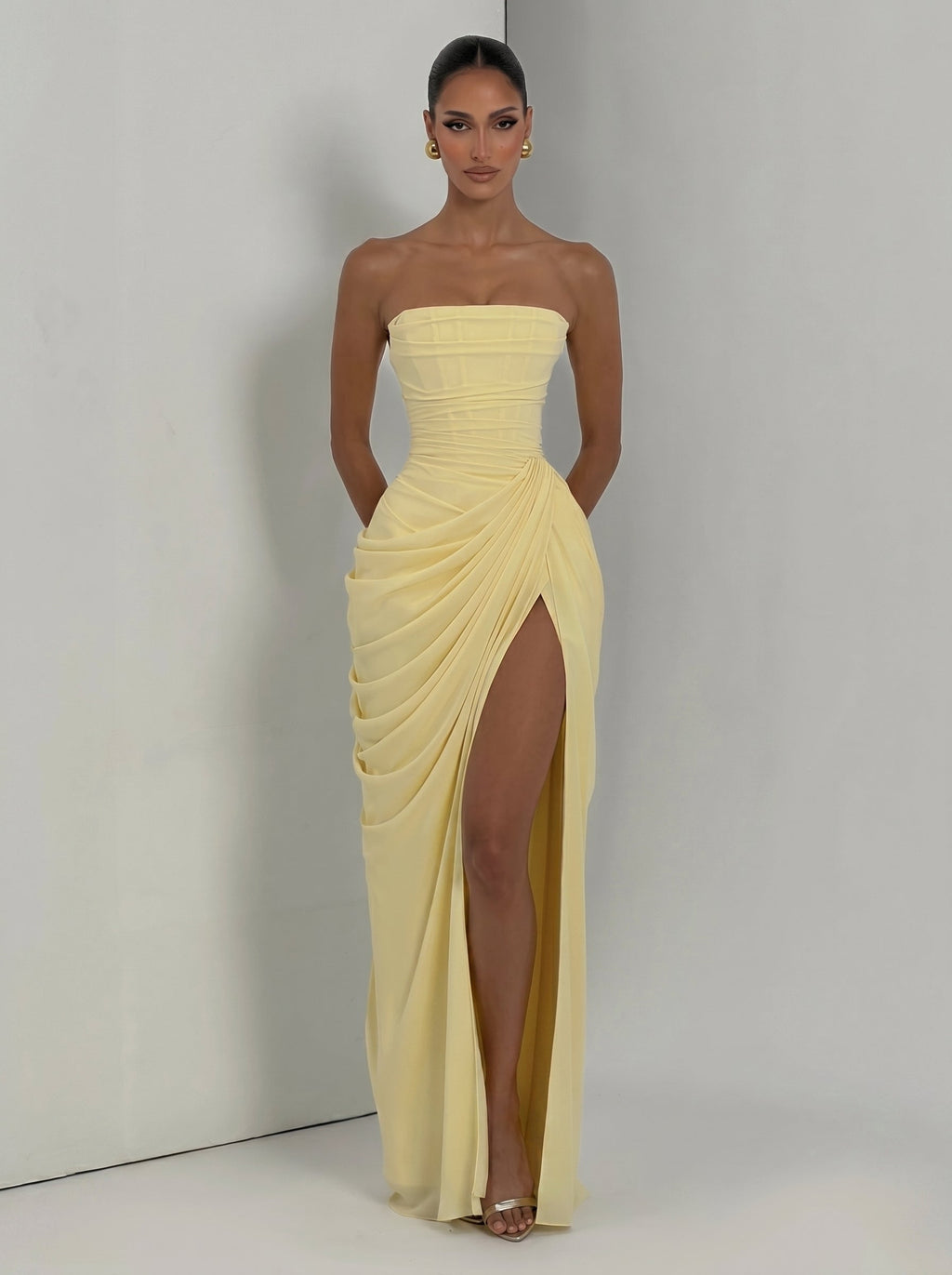 Cyra™ - Vestido Largo de Chiffon Position 5