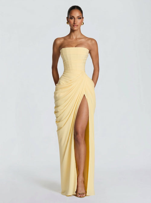 Cyra™ - Vestido Largo de Chiffon Position 1