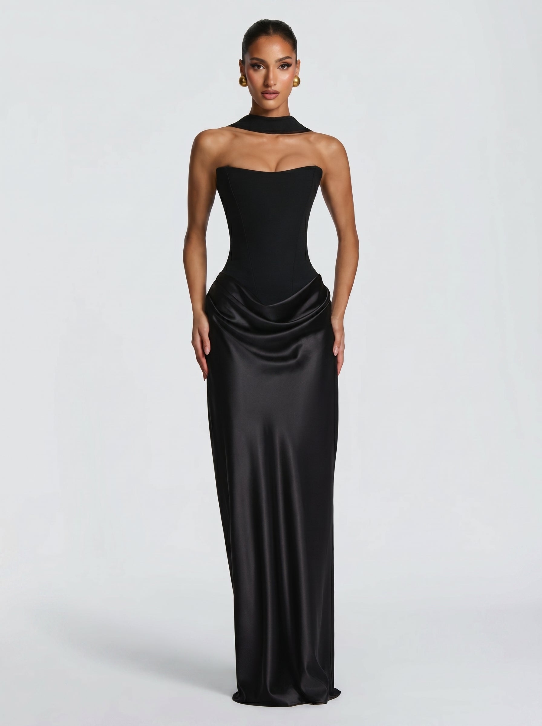 Danna™ - Vestido de Gala Navy Position 6