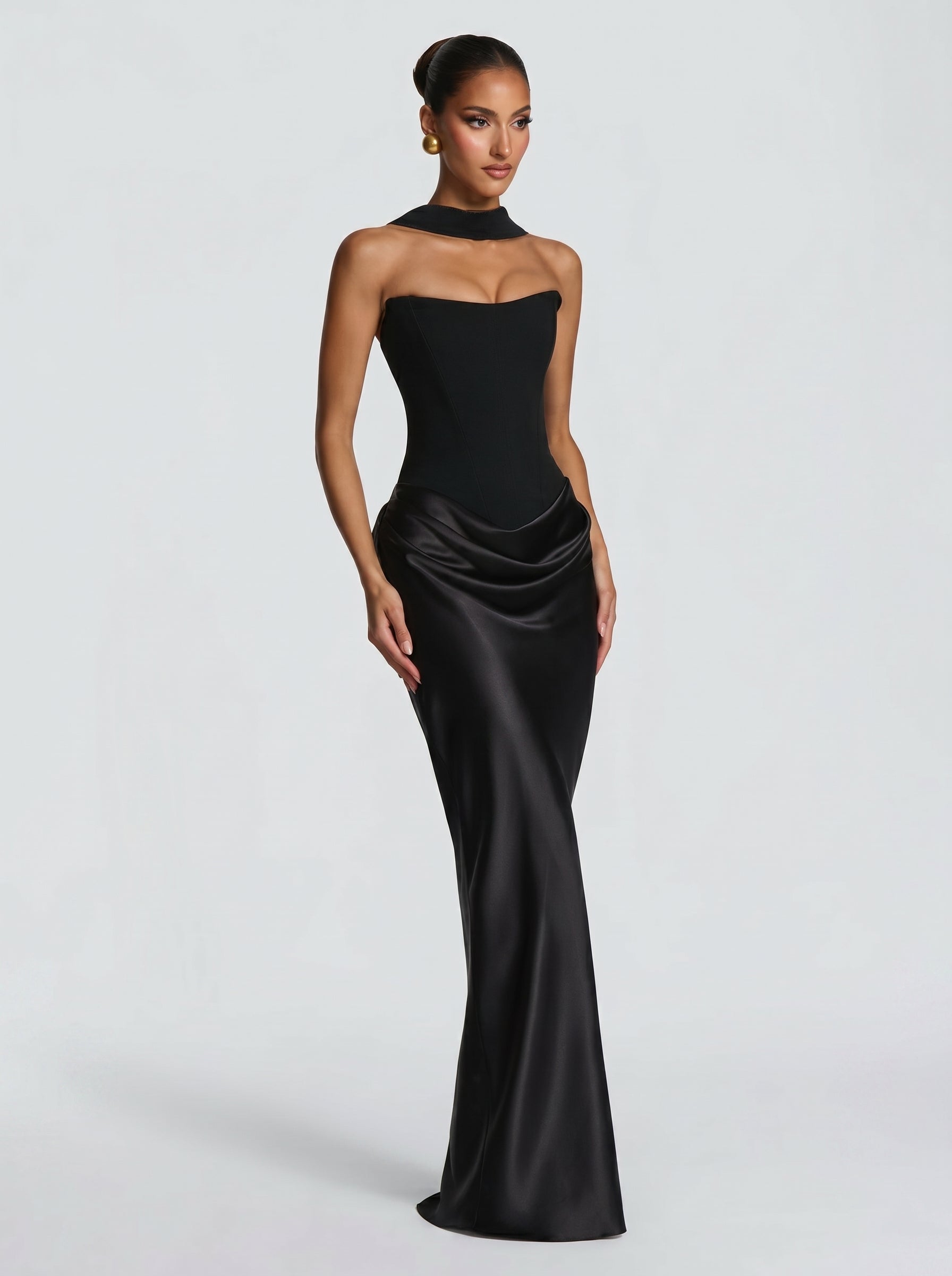 Danna™ - Vestido de Gala Navy Position 5