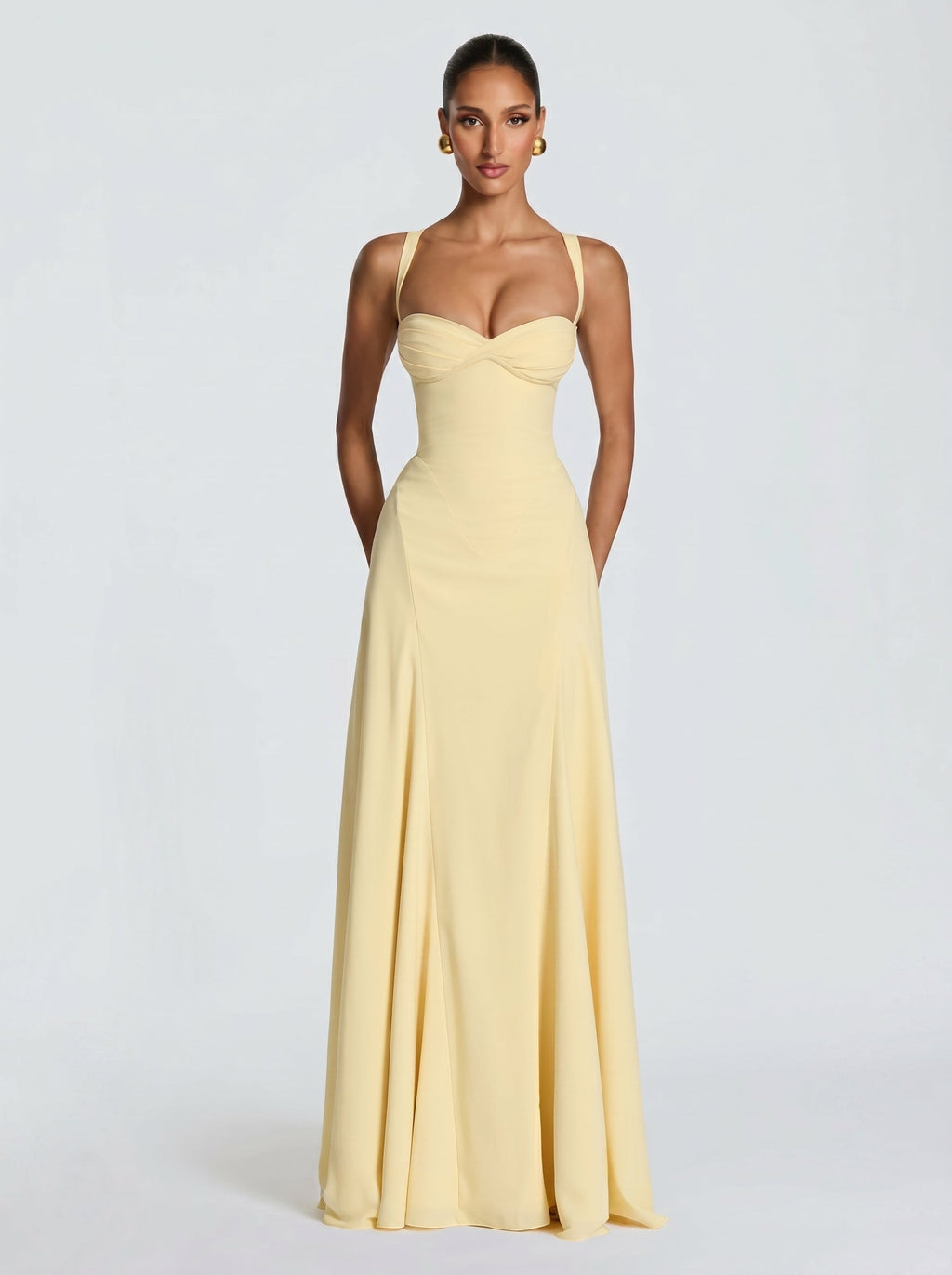 Irie™ - Vestido Amarillo de Gala Position 1