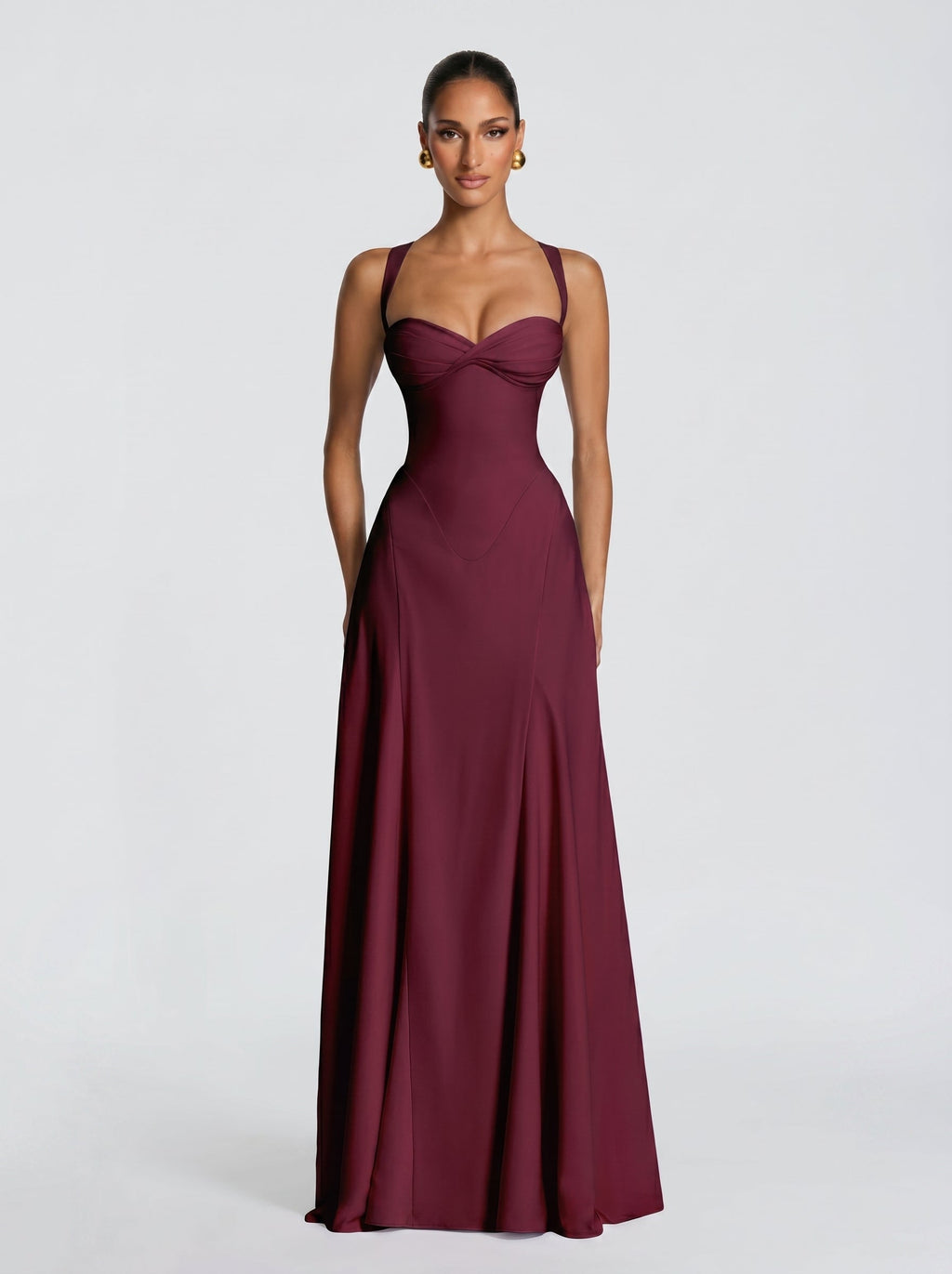 Irie™ - Vestido Burdeos de Gala Position 1