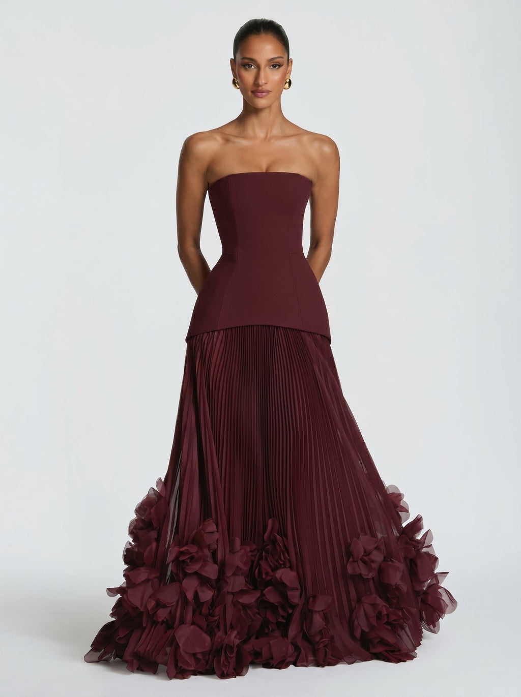 Sandra™ - Vestido de Gala con Falda Escultural Position 1
