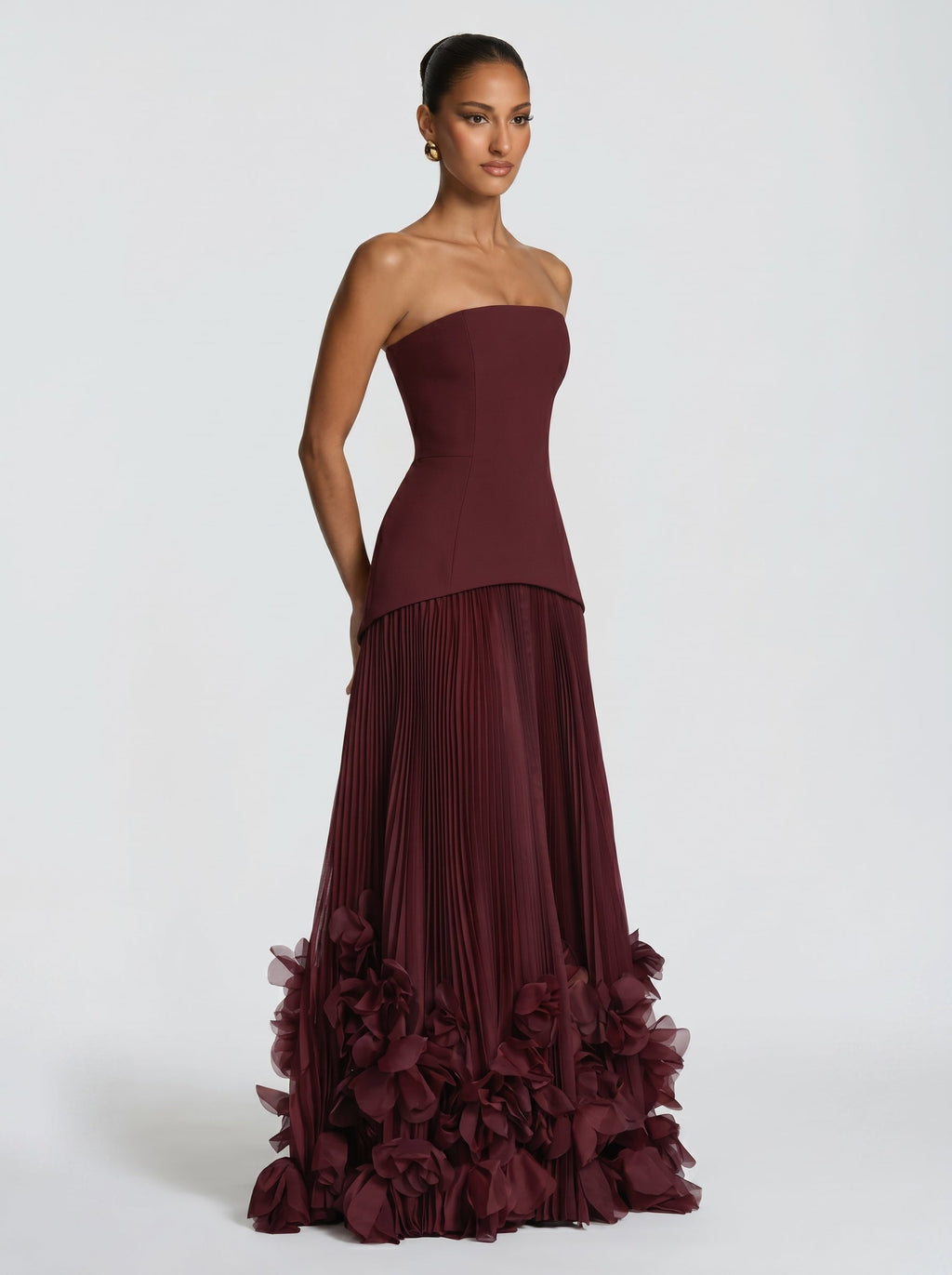 Sandra™ - Vestido de Gala con Falda Escultural Position 5