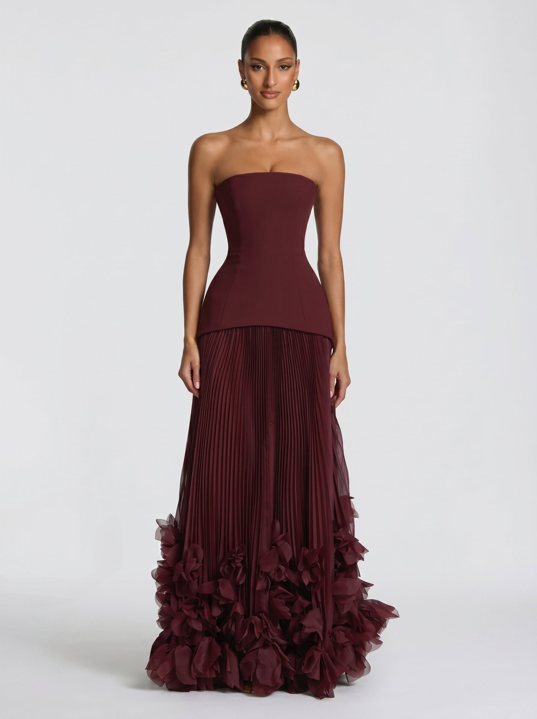 Sandra™ - Vestido de Gala con Falda Escultural Position 3