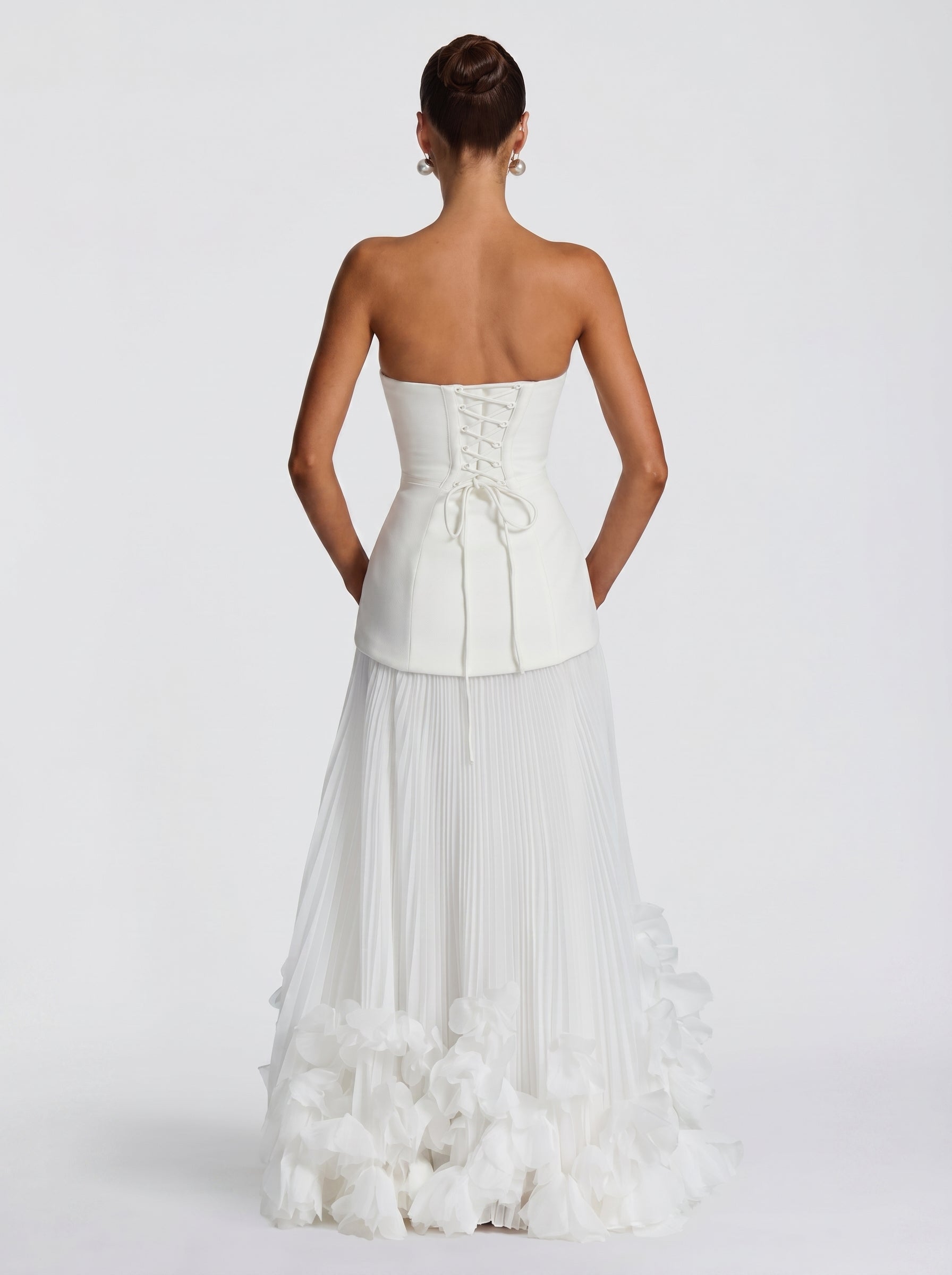 Sandra™ - Vestido de Gala con Falda Escultural Position 10