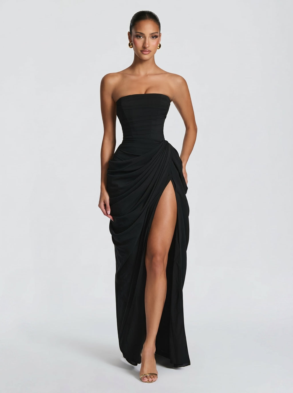 Cyra™ - Vestido Largo de Chiffon Position 1