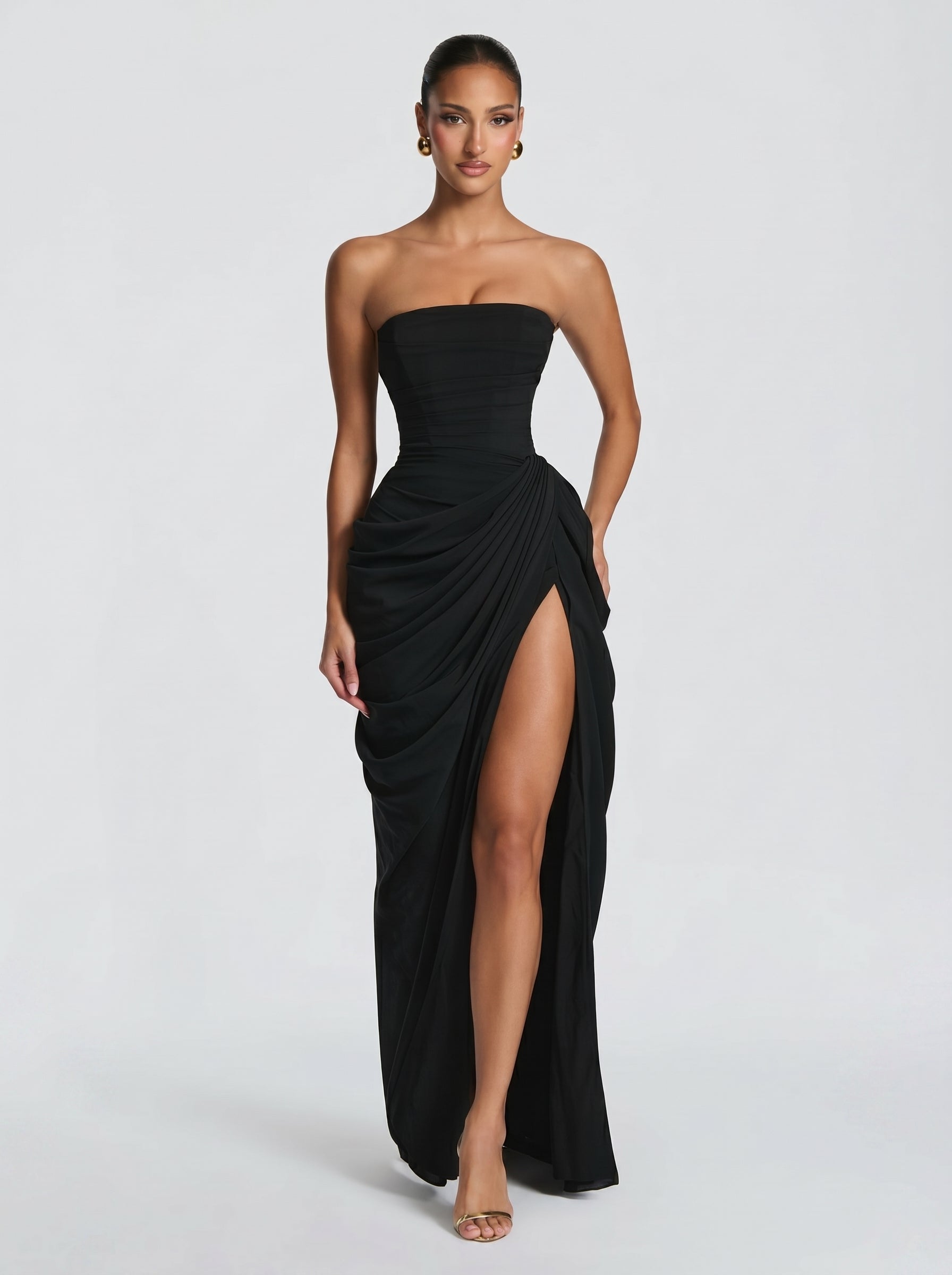Cyra™ - Vestido Largo de Chiffon Position 1