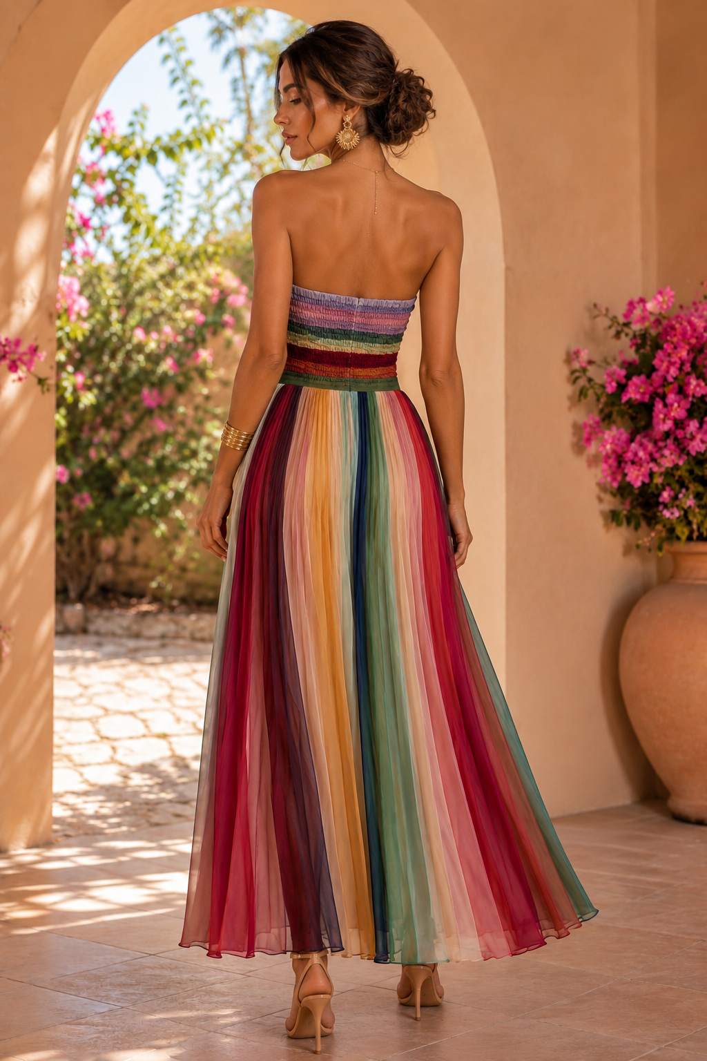 ALINA|VESTIDO LARGO ELEGANTE