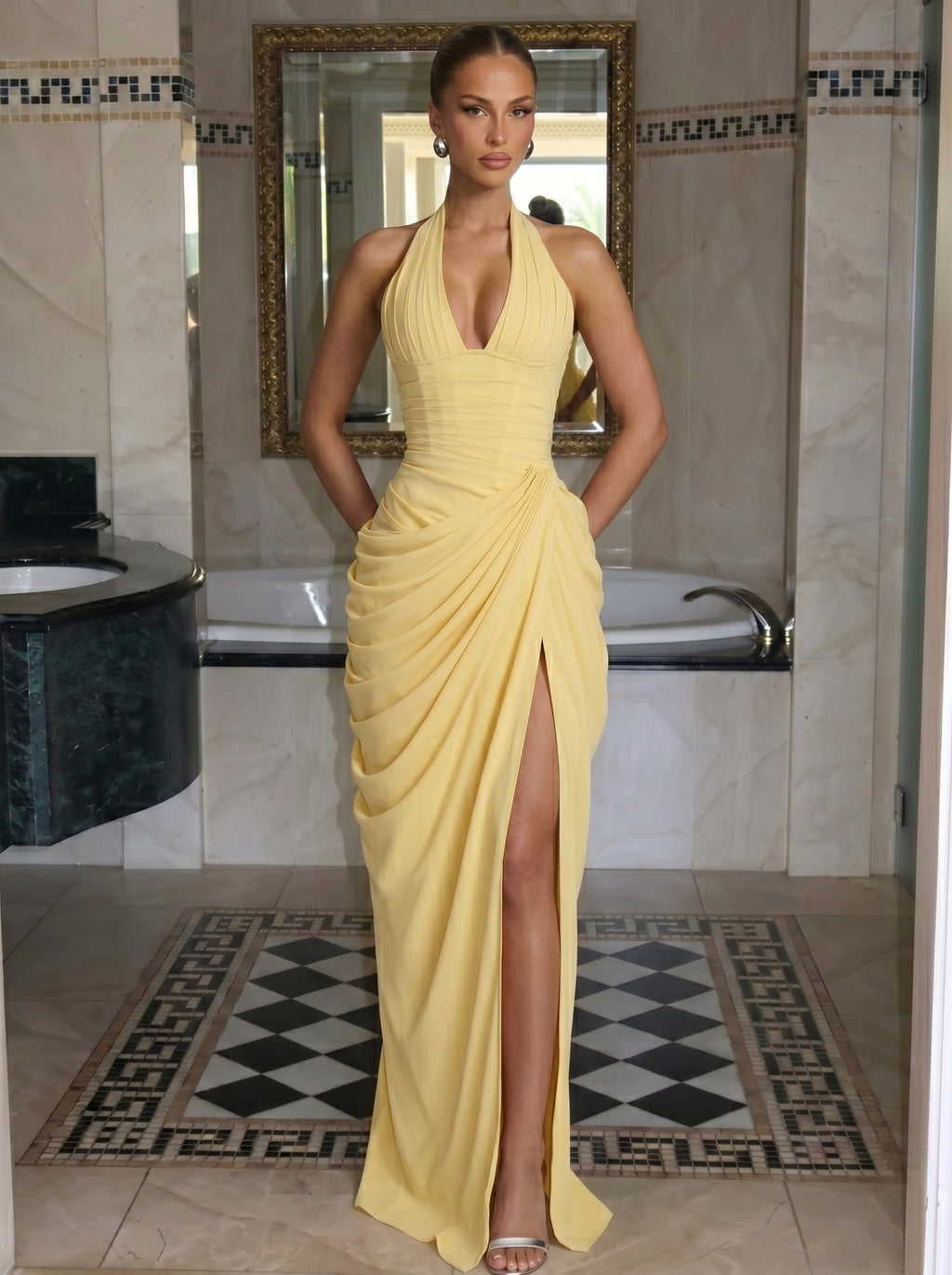 Anna™ - Vestido Maxi de Chifón Position 16