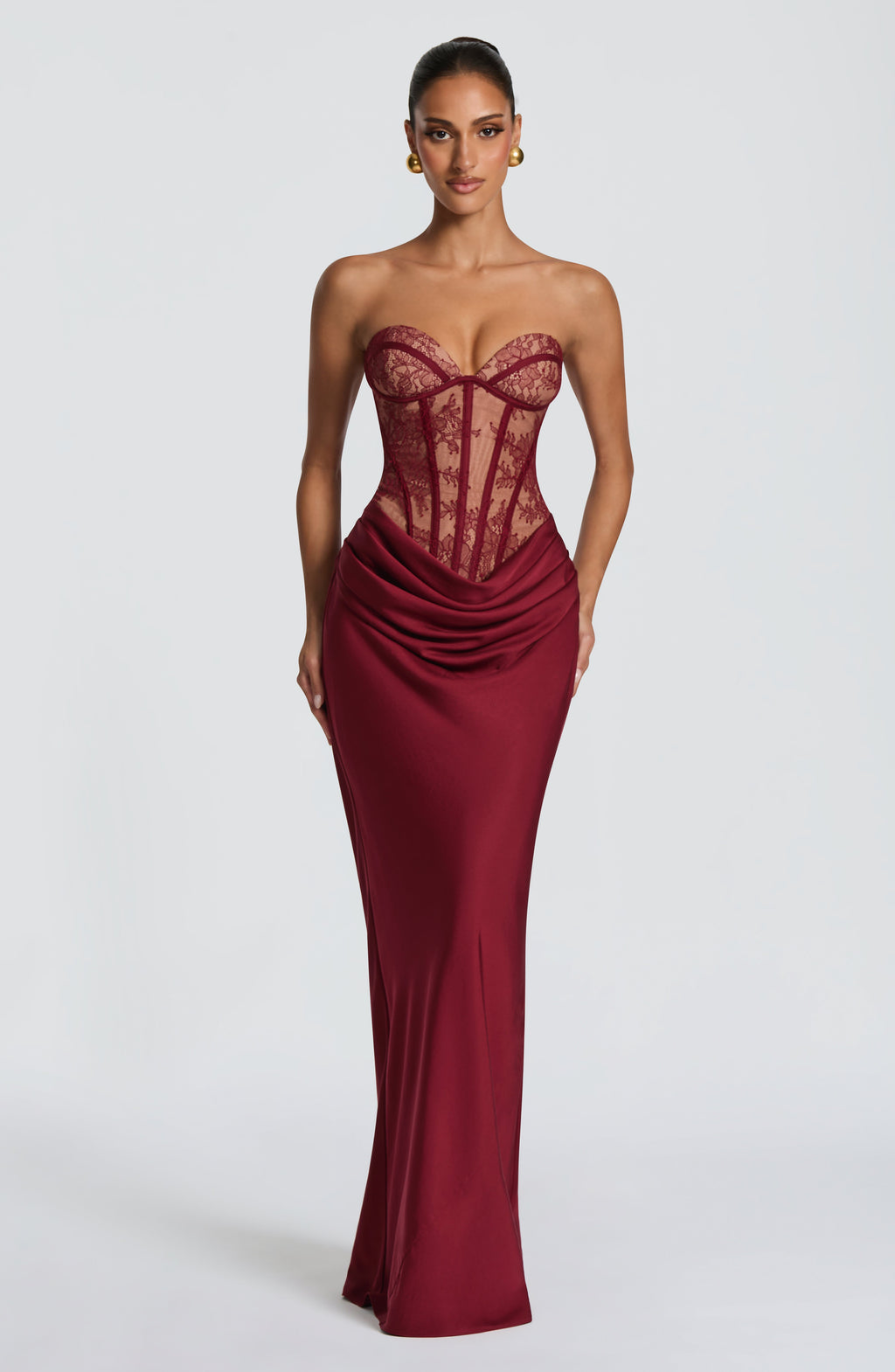 Miriam™ - Vestido Kathleen Burdeos Position 1