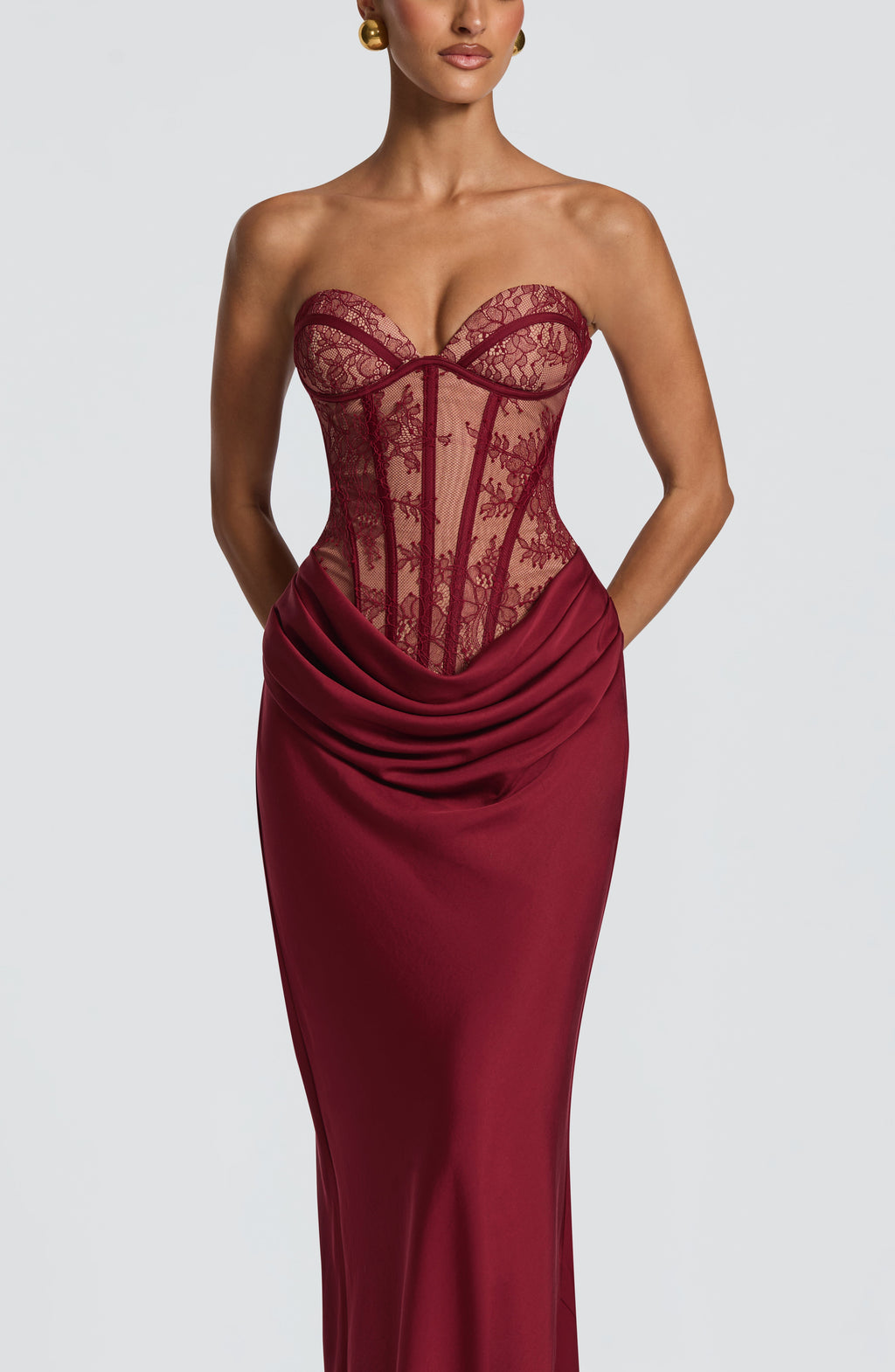 Miriam™ - Vestido Kathleen Burdeos Position 8