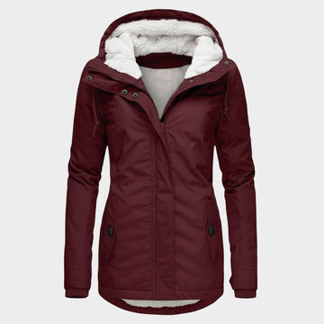 Anna - Chaqueta Larga de Felpa