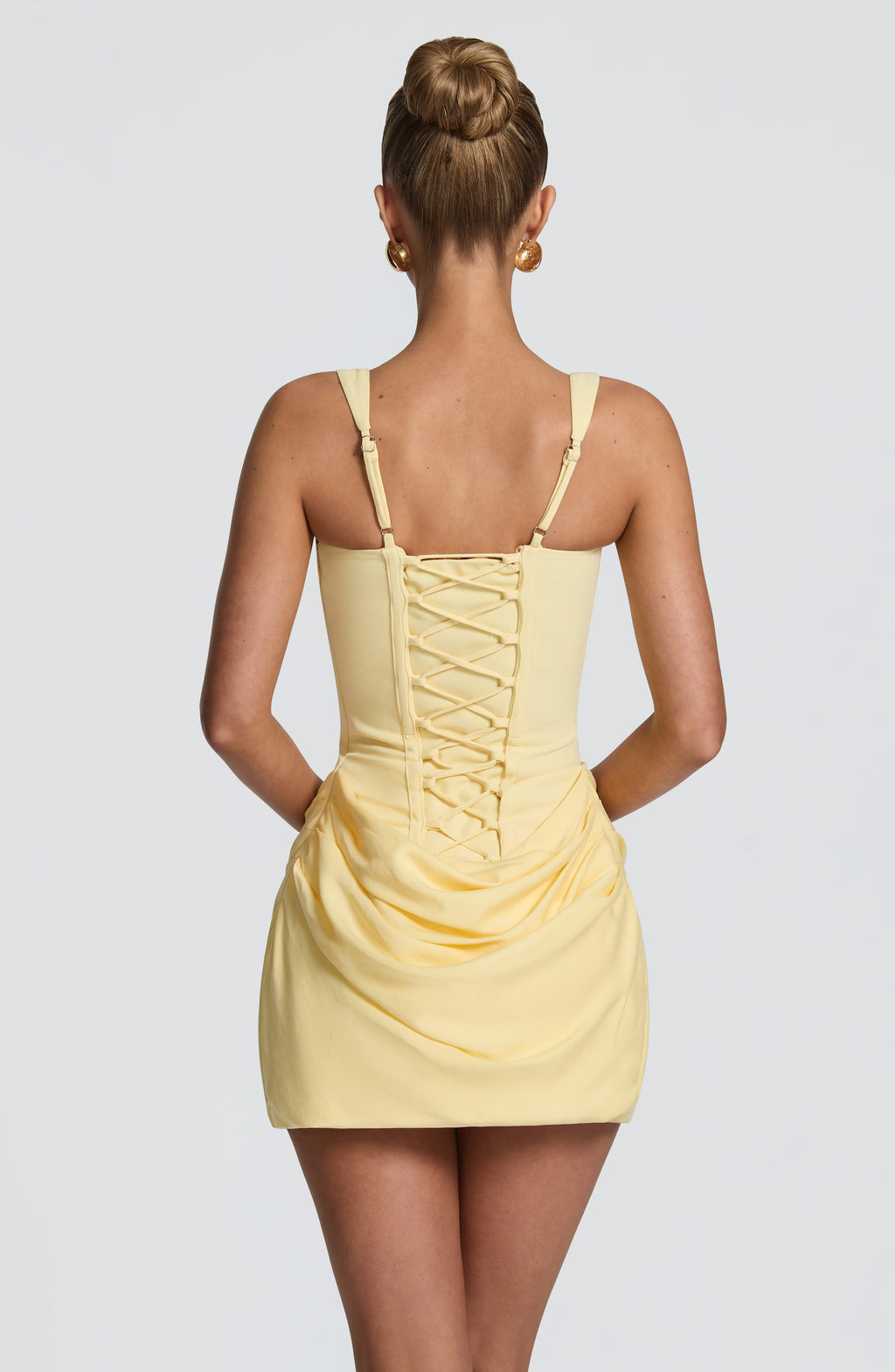 Elena™ - Vestido Mini en Crêpe Position 2