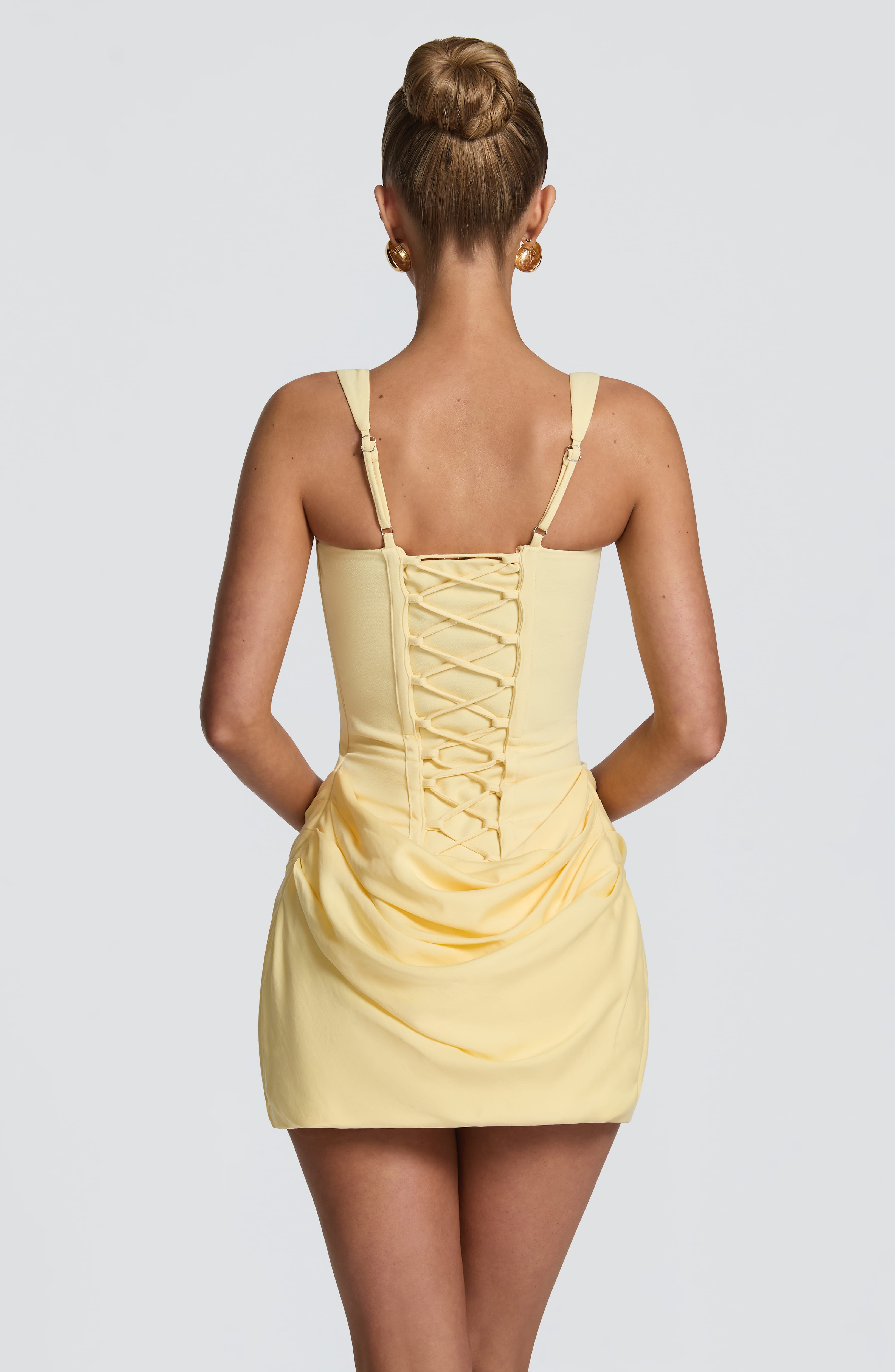 Elena™ - Vestido Mini en Crêpe Position 2