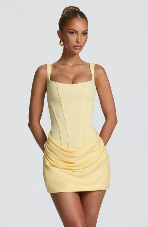 Elena™ - Vestido Mini en Crêpe Position 1