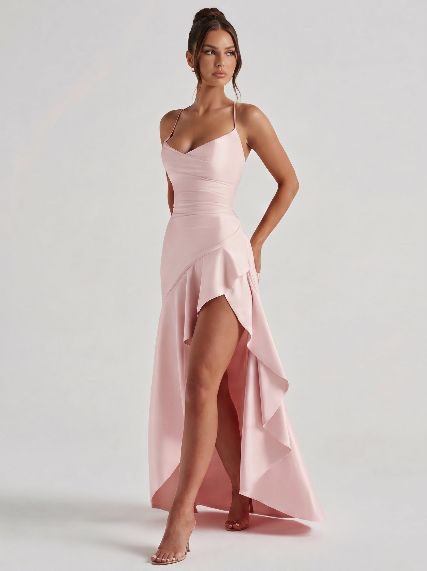 Aria™ - Vestido de Gala en Satén Position 7