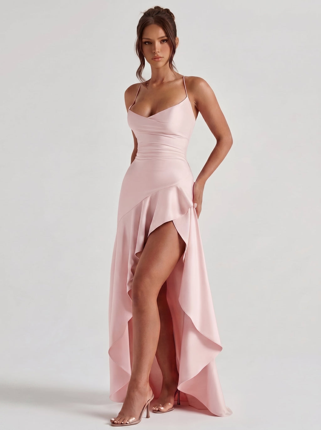 Aria™ - Vestido de Gala en Satén Position 4