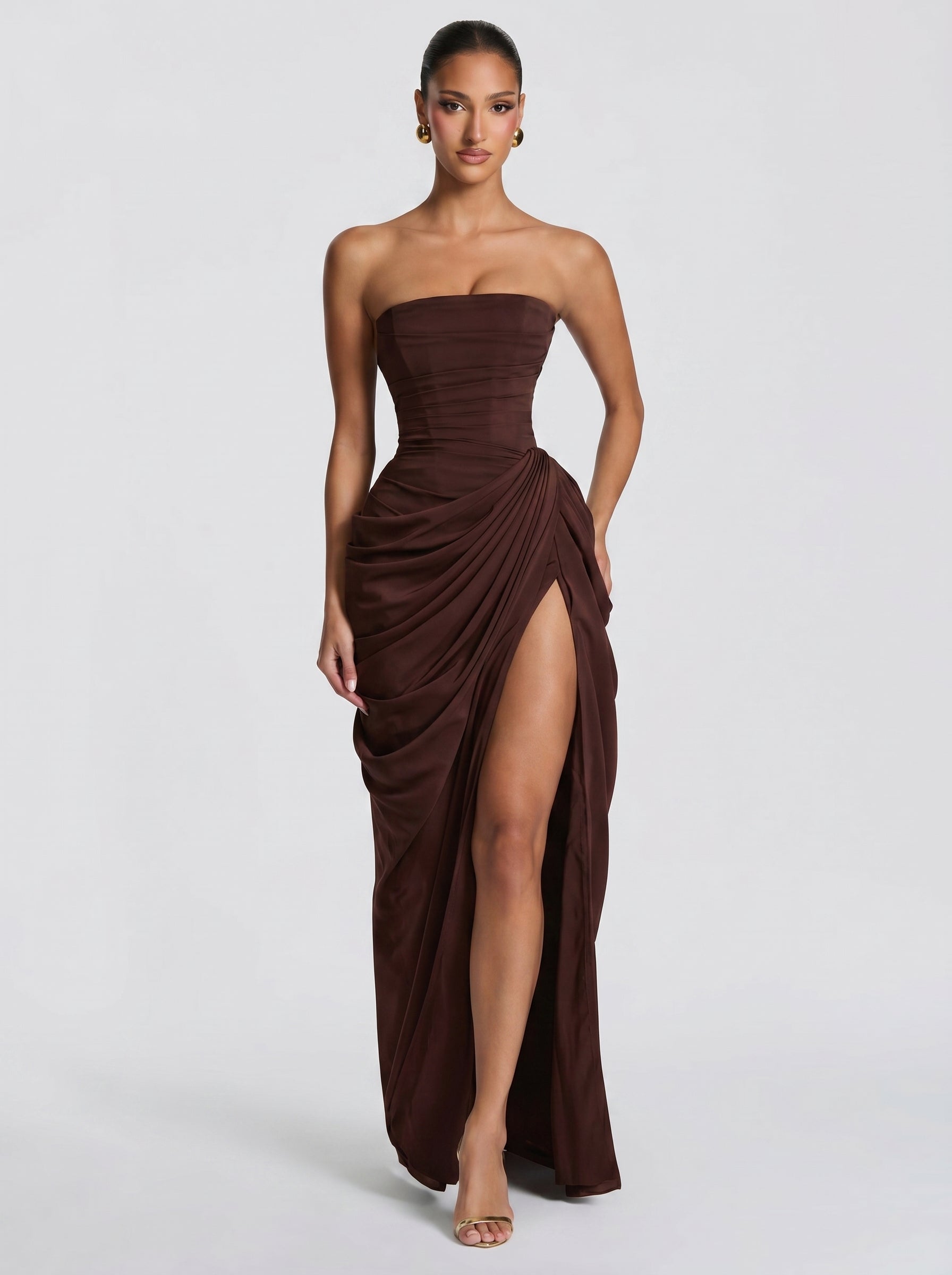 Cyra™ - Vestido Largo de Chiffon Position 3