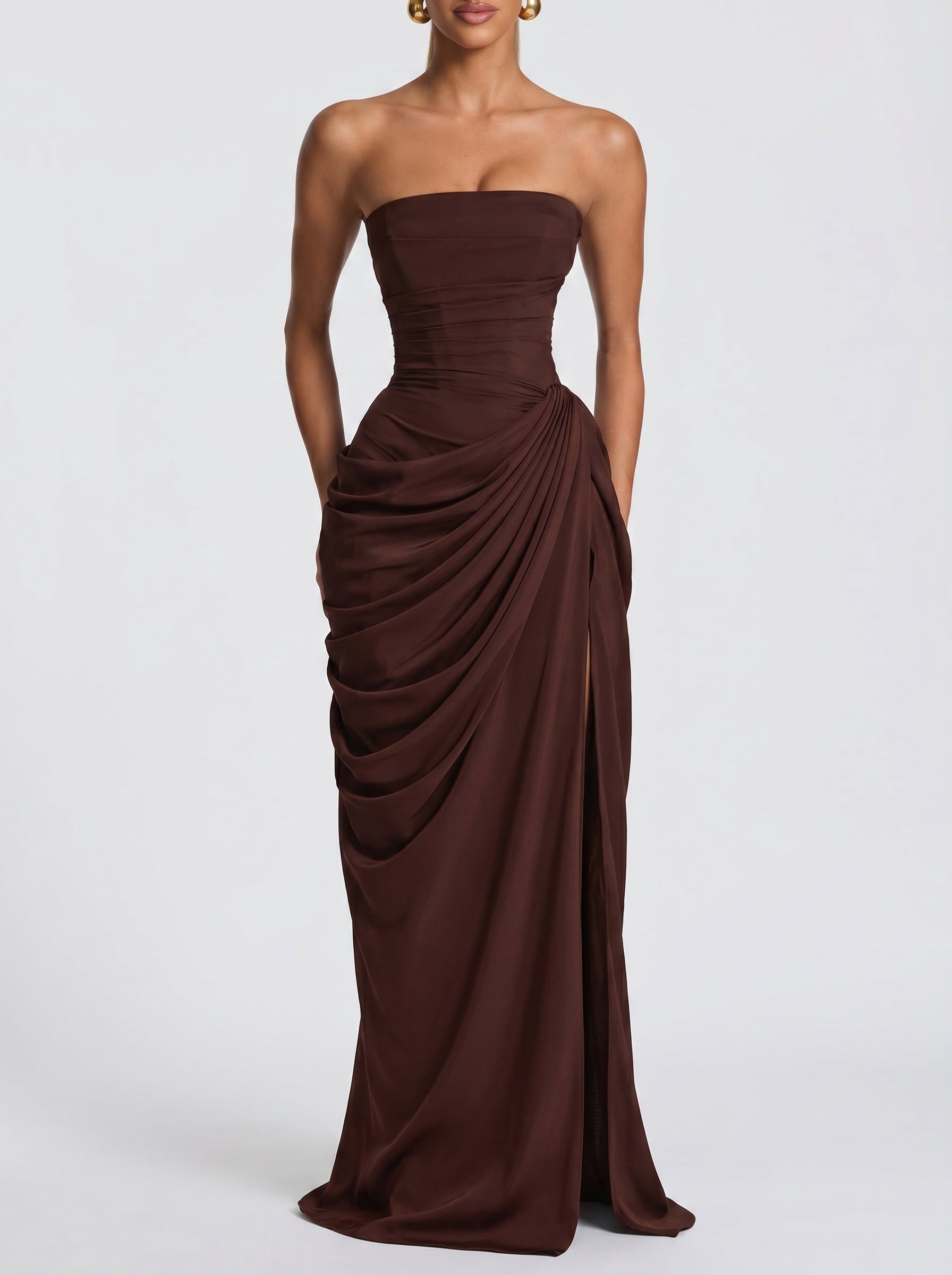 Cyra™ - Vestido Largo de Chiffon Position 5
