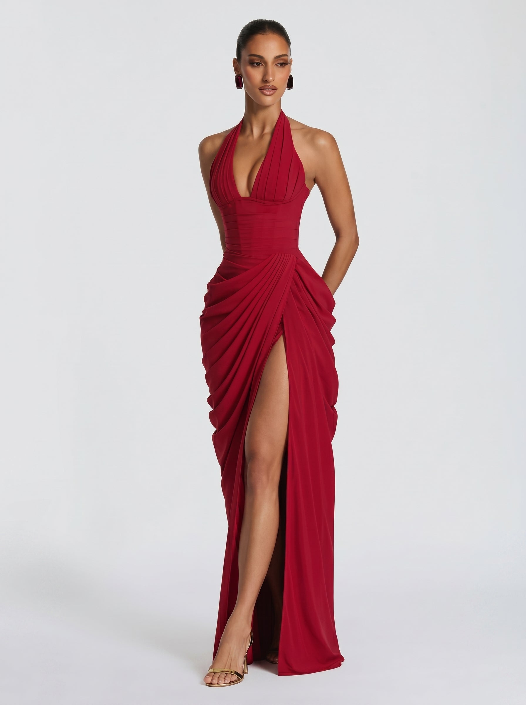 Anna™ - Vestido Maxi de Chifón Position 8