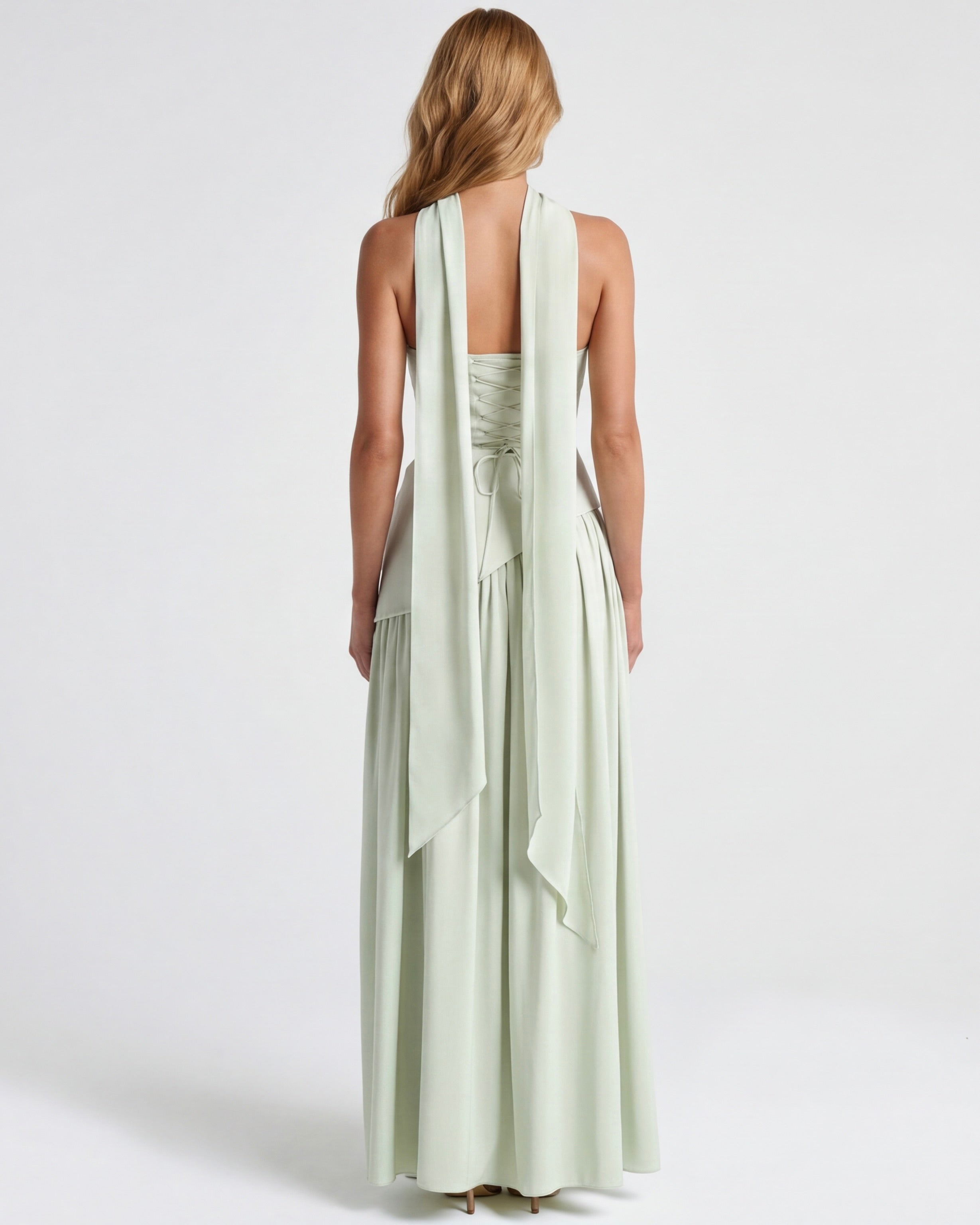 Aurelia™ - Vestido Largo Strapless con Drapeado Position 20