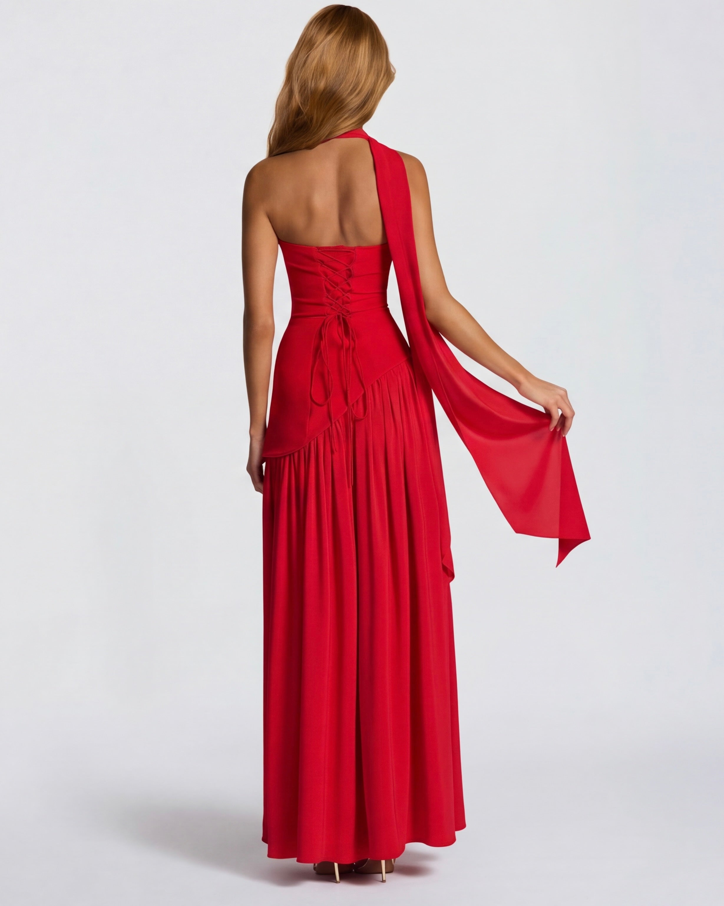 Aurelia™ - Vestido Largo Strapless con Drapeado Position 15
