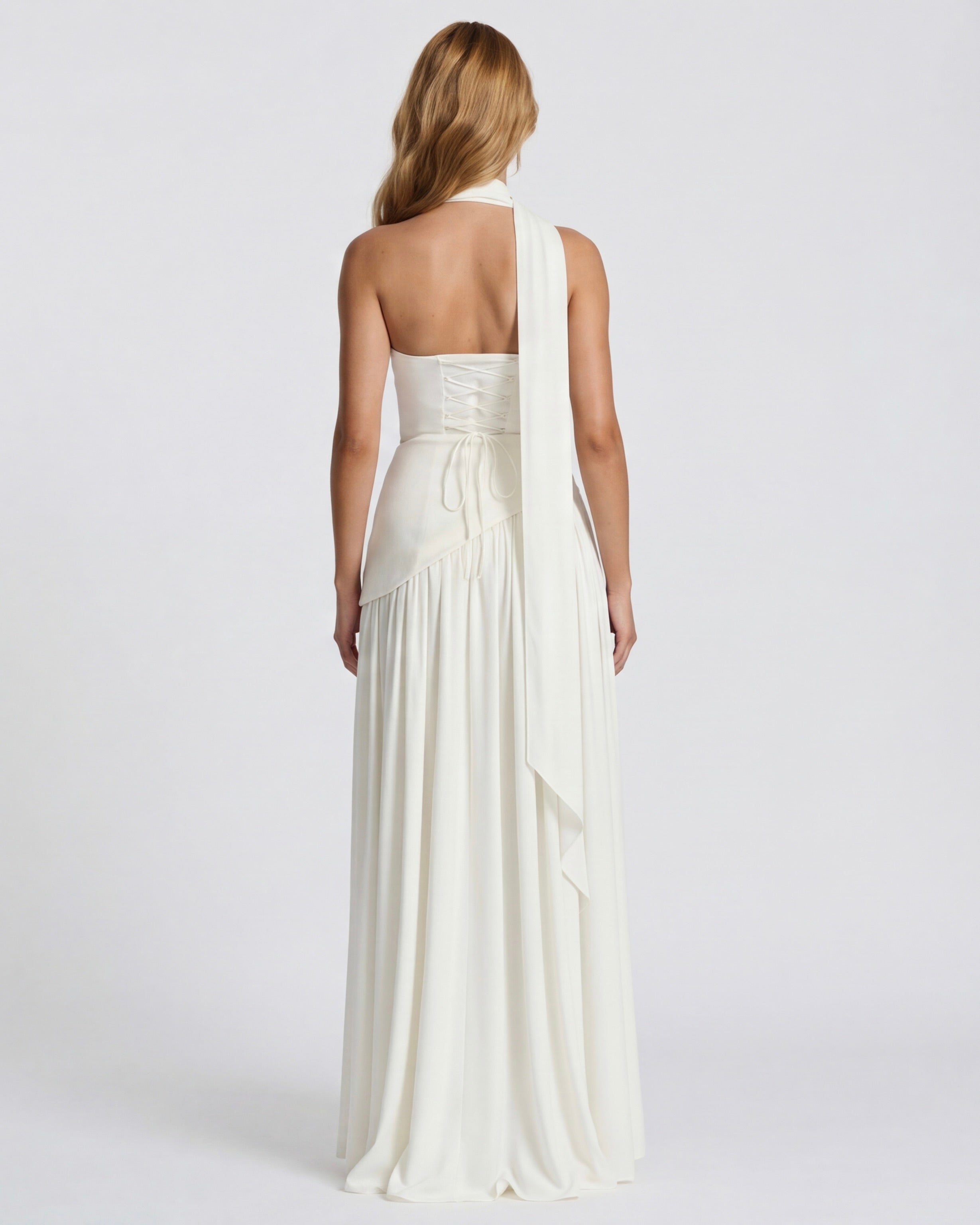 Aurelia™ - Vestido Largo Strapless con Drapeado Position 11